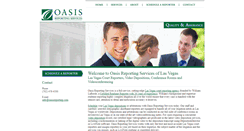 Desktop Screenshot of oasisreporting.com